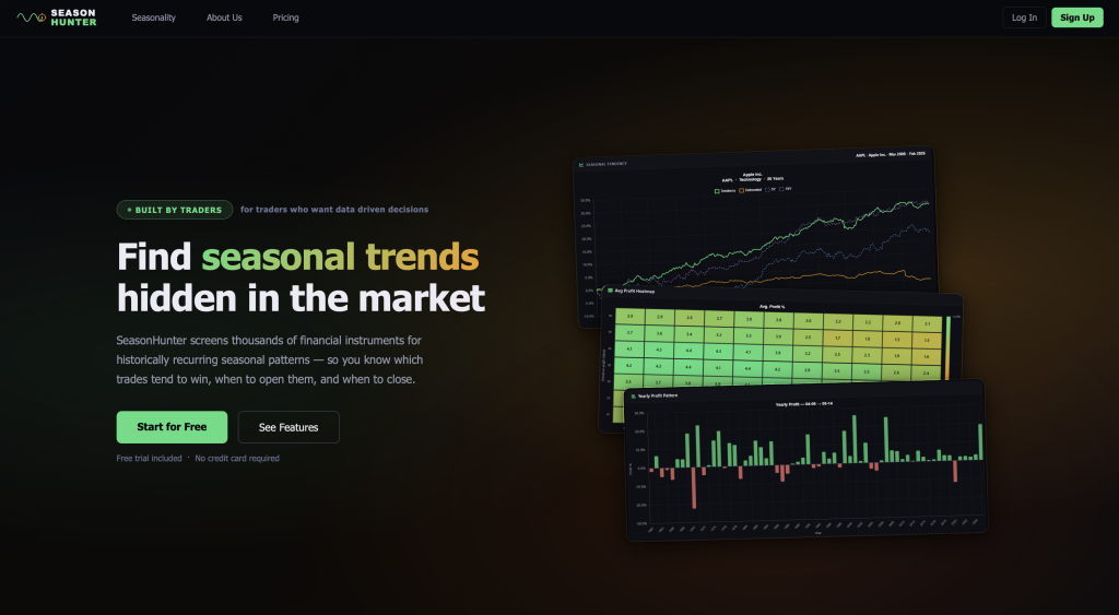 SeasonHunter: piattaforma per individuare le tendenze stagionali dei mercati